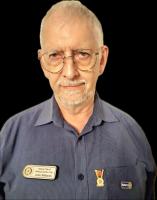 Pictured is The Current Joint President John Williams he is proudly wearing The VE day Rotary Badge